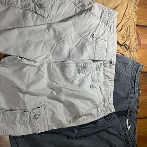 Old Navy Men’s Cargo Shorts. 3 Pair.